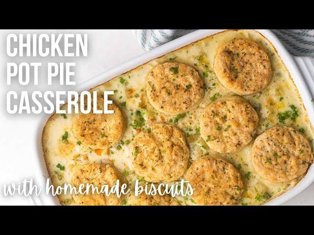 Chicken Pot Pie Casserole l The Recipe Rebel