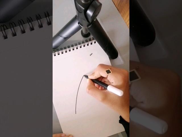 Easy Feather Drawing Hack #shorts #youtubeshorts #drawing