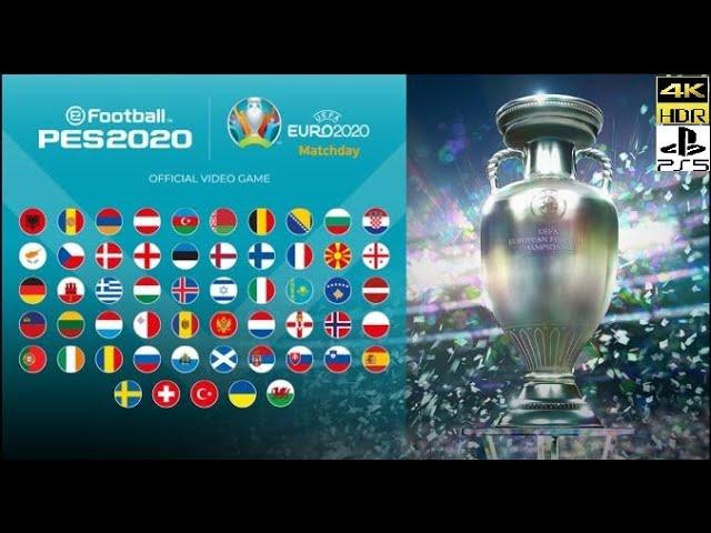 eFootball PES 2021: England vs Germany | UEFA EURO 2020 Top 16 Gameplay [PS5 4K 60FPS UHD]