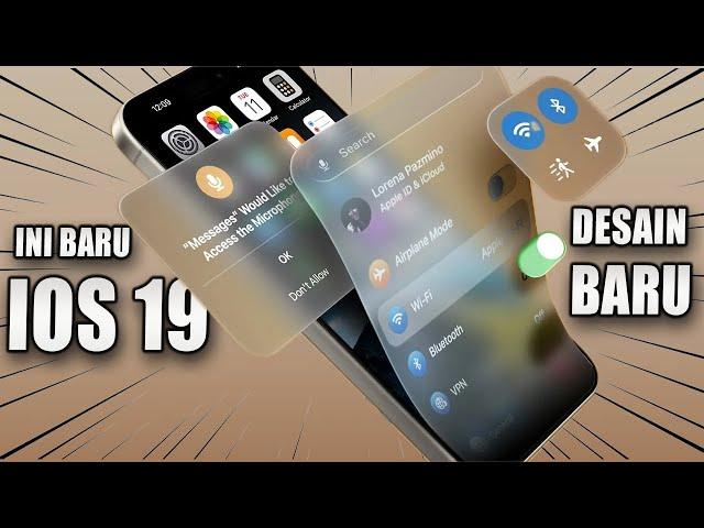 Gila! Desain Baru dan Fitur iOS 19 Bikin iPhone Lebih Keren!