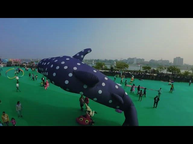 India Kite Festival 2024. Ahmedabad. View from Drone by Andrii Shramko