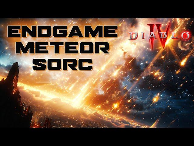 Diablo 4 ENDGAME METEOR BUILD (NO UBERS) - Starfall Sorcerer Season 4