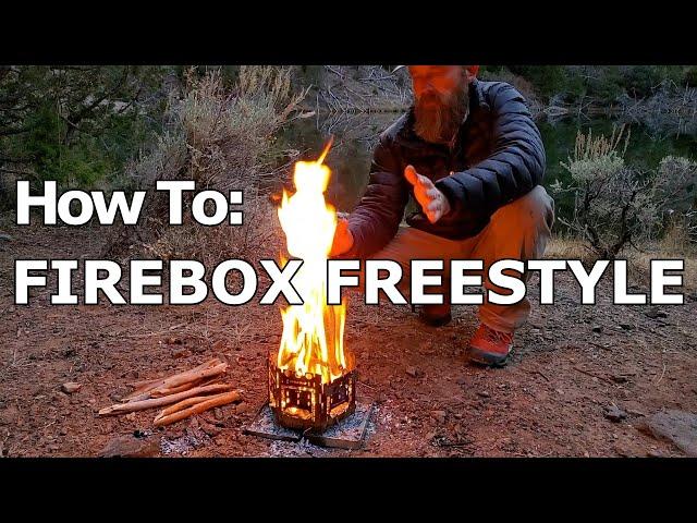 Tips & Tricks! Firebox Freestyle Modular Camping Stove Instructional.