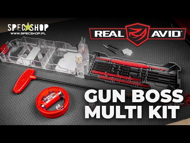 Real Avid - Zestaw narzędzi do czyszczenia broni Gun Boss Multi-Kit