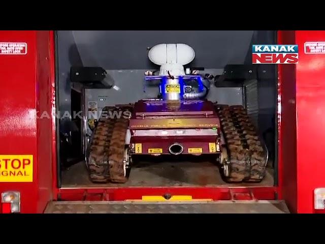 Odisha Fire Department Deploys Firefighting Robotic Monitors To Tackle Fires In Hard-to-Reach Areas