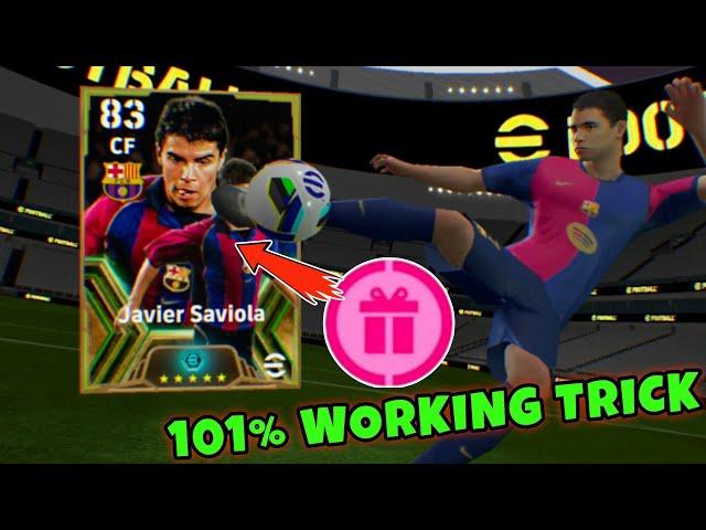 Trick to get Free Epic 103 rated Rivaldo, Javier Saviola & Kulivert in eFootball 2025, 101% Trick