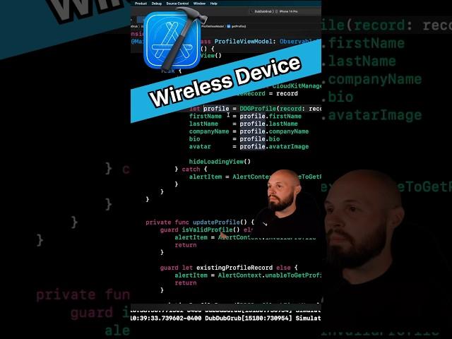 Xcode Tip - Wirelessly Run an App on Device #iosdeveloper #swift #xcode