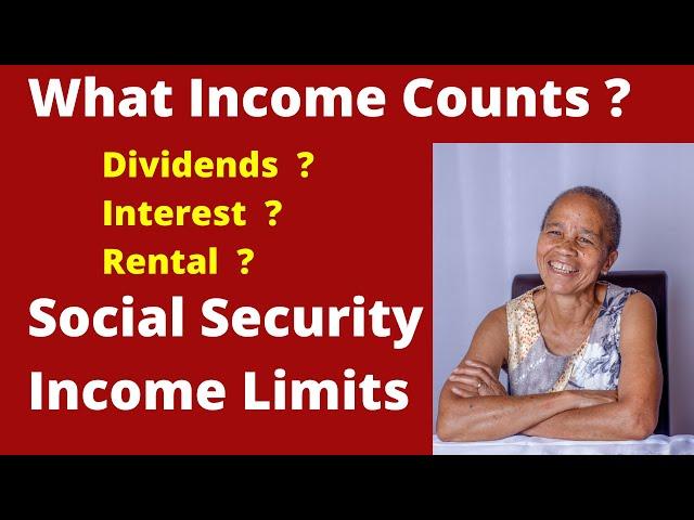 What Income Used For Social Security Earnings Limits