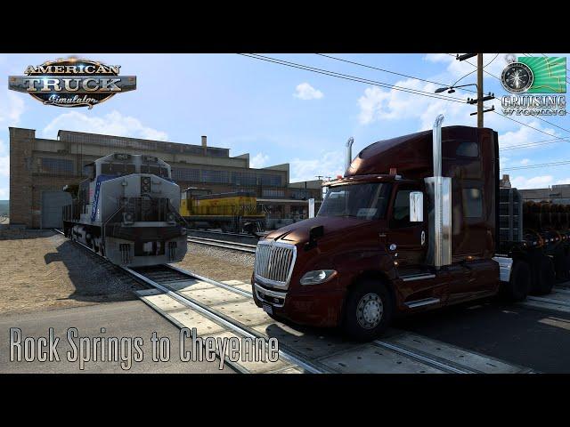 Rock Springs to Cheyenne - #CruisingWyoming - International LT - American Truck Simulator