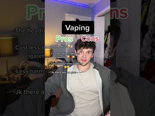 The pros and cons of vaping