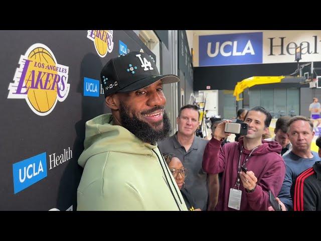 LeBron James talks 40th birthday, retiring as a Laker, Dorian Finney-Smith trade with Nets, Bronny