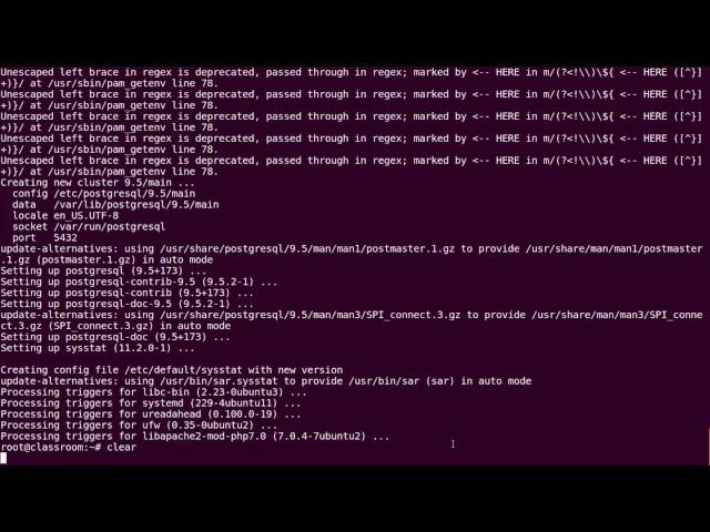 PostgreSQL & phpPgAdmin on Ubuntu 16