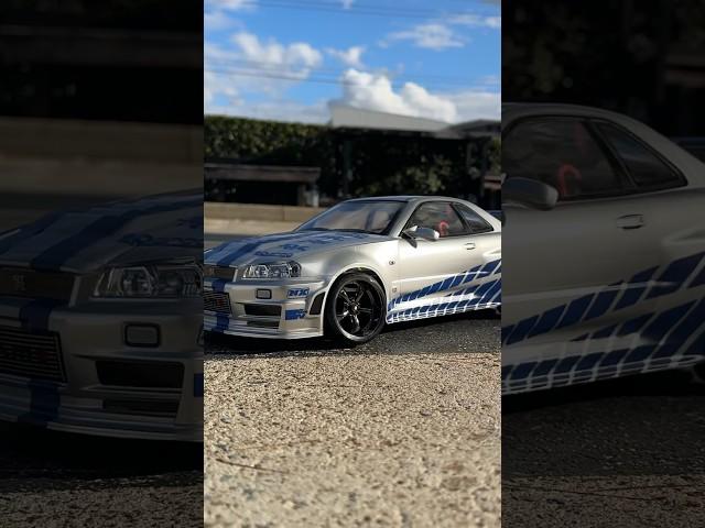 Fast & Furious R34 GTR RC car model! #rccar #r34 #gtr #skyline #r34gtr #rc