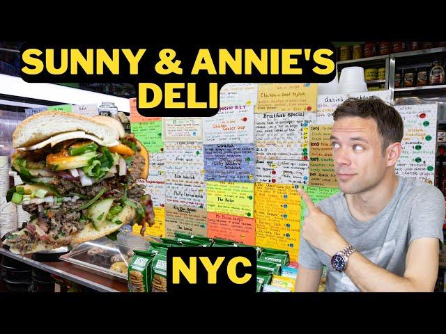 Eating at Sunny and Annie’s Deli. NYC. Unique and Delicious Sandwiches! A True Hidden Gem!