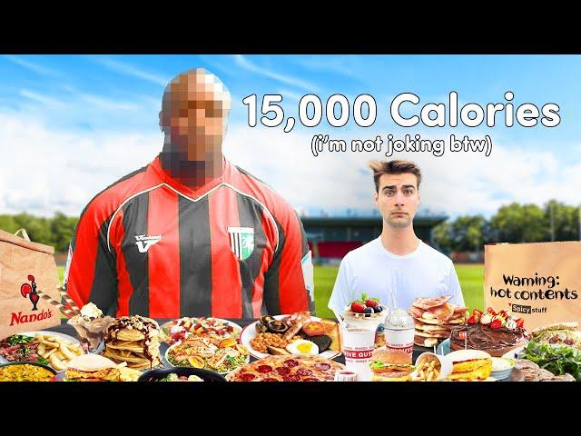 I ate Everything on the Heaviest Footballer's Diet