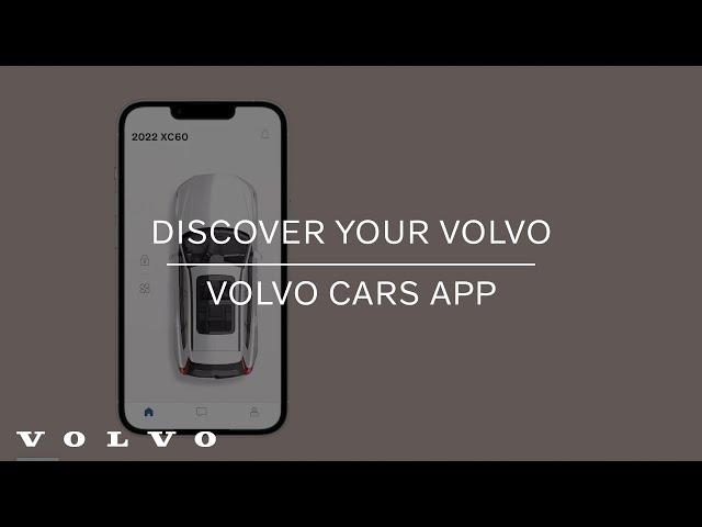 Volvo Cars app set-up and key features