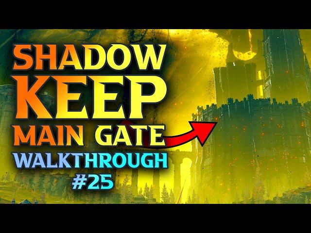 Shadow Keep Main Gate Walkthrough - Elden Ring Shadow Of The Erdtree Mage Build Part 25