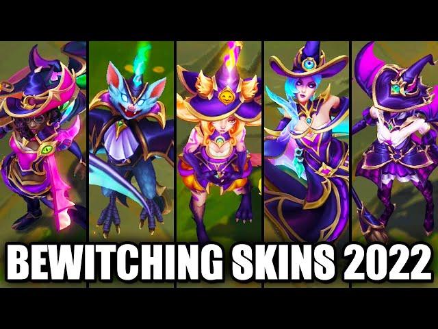 All New Bwitching Skins Spotlight Anivia Senna Neeko LeBlanc Cassiopeia (League of Legends)