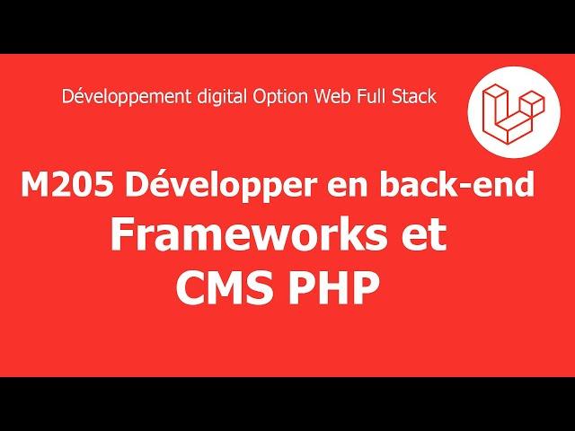 Laravel Darija V4 - Introduction Frameworks et CMS PHP