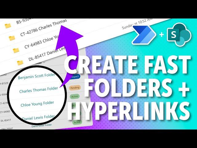 Create Folders and Hyperlinks in Bulk with this Microsoft Power Automate Flow