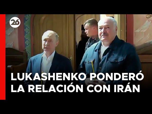 LUKASHENKO | Bielorrusia e Irán están "en la misma sintonía"