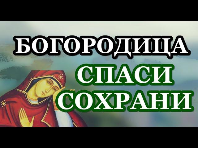 Богородица спаси и сохрани | МОЛИТВА