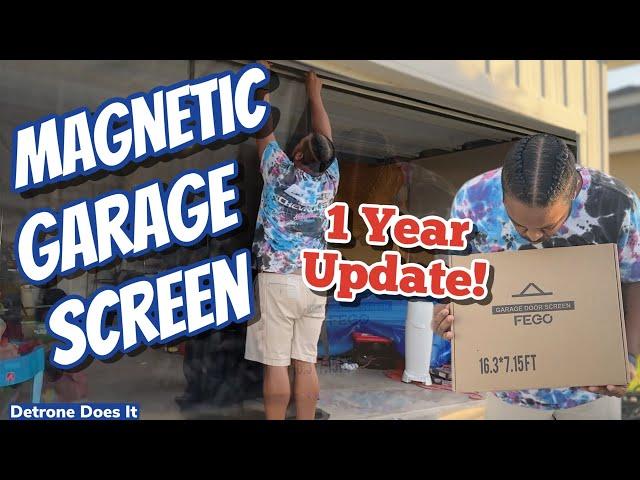 Magnetic Screen Door | 1 YEAR UPDATE | Mesh Screen Install