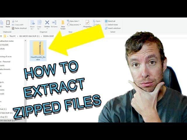 How to Extract Zip Files on PC