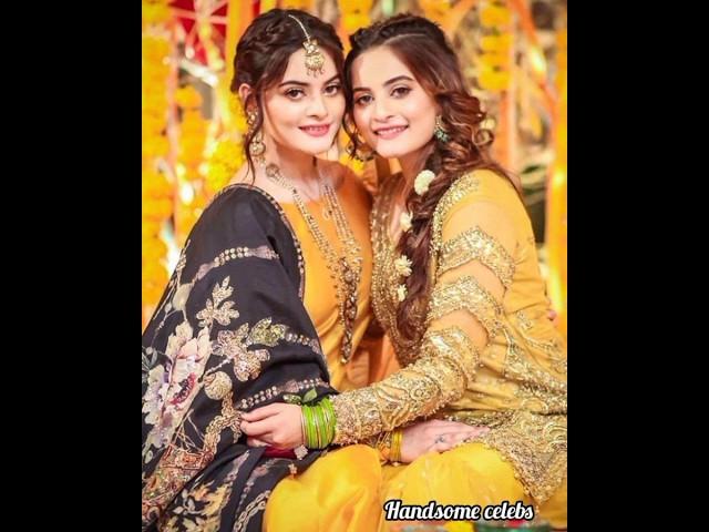 Aiman Khan and Minal Khan Pakistani drama Actress #aimanminal #Shorts #viral