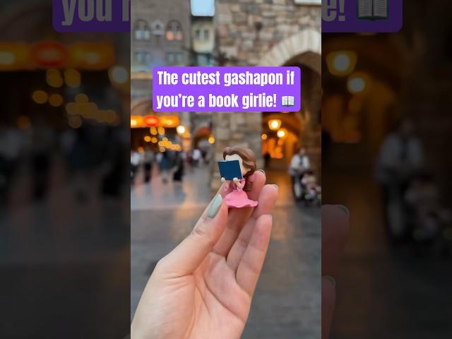 Opening a BEAUTY & THE BEAST BELLE gashapon at Tokyo DisneySea 🫧 #bookishthings