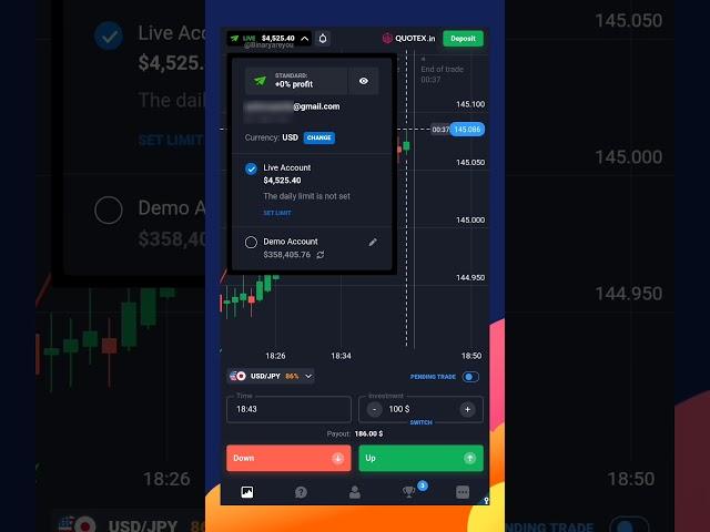 Quotex.in | Zig-Zag Strategy | $100 Trade Profit | Live Account Trading #quotex #binaryoptions