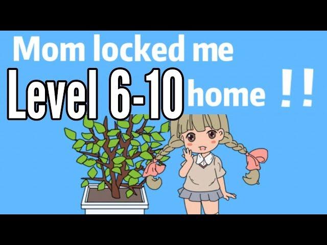 Mom Locked Me Home Day 6 7 8 9 10 Level Android iOS Walkthrough Solution Room Escape Game