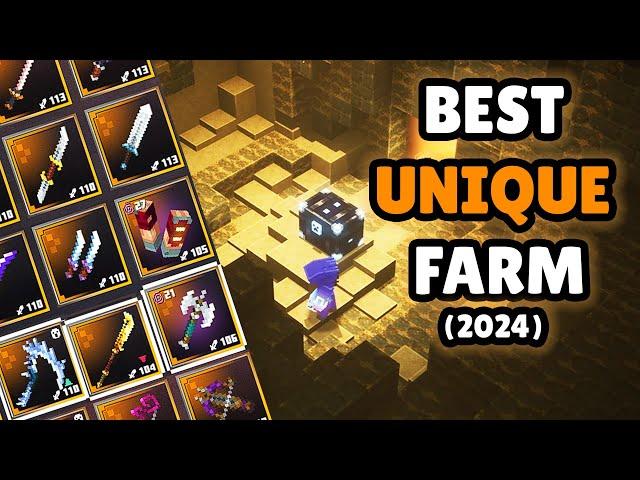 FASTEST Unique Farm IN Minecraft Dungeons