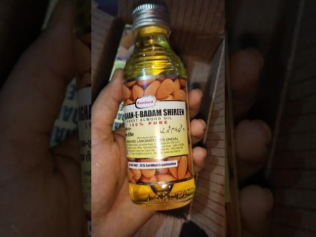 Unboxing Roghan Badam Shirin Almond oil only 380/-Almond oil #serum#ytshorts #youtubeshorts