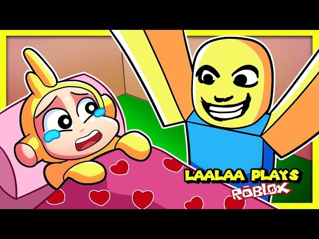  ESCAPE STRANGE DAD LOL [CREEPY STORY] | LaaLaa Plays Roblox Weird Strict Dad