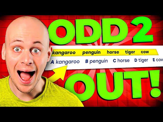 11+ Verbal Reasoning: find the odd two out