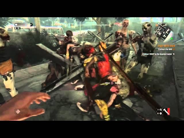 Zombies killing themselves (Dying Light)