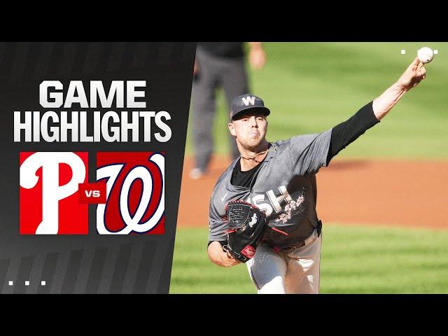 Phillies vs. Nationals Game Highlights (9/28/24) | MLB Highlights