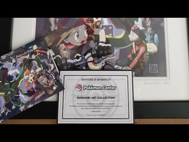 Pokemon Center Ken Sugimori Art Collection Rayquaza Imperial Wrath