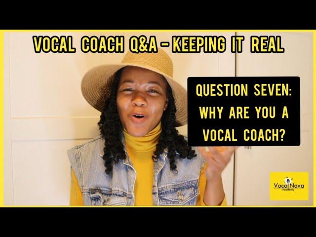 Vocal Coach Q&A: You Asked, I Answered Let's Talk...