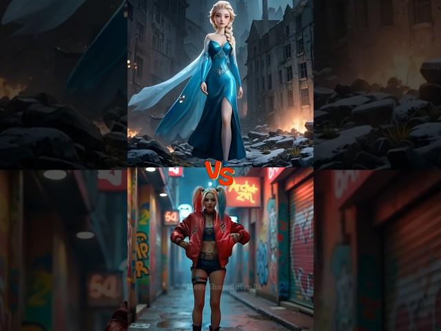 Elsa Frozen, Spider-Man and Ironman VS Joker, Harley Quenn and Hulk #spiderman #frozen #hulk