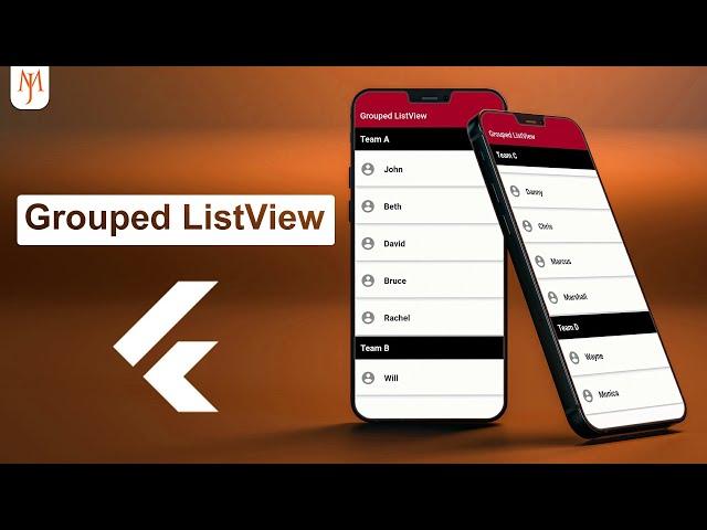 Grouped ListView (Flutter Sticky Header)