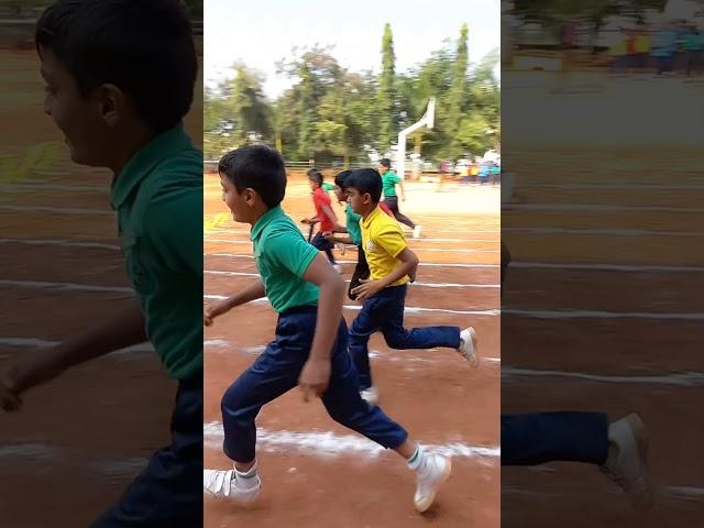 Running ‍️ Race on Sports day celebration in school 