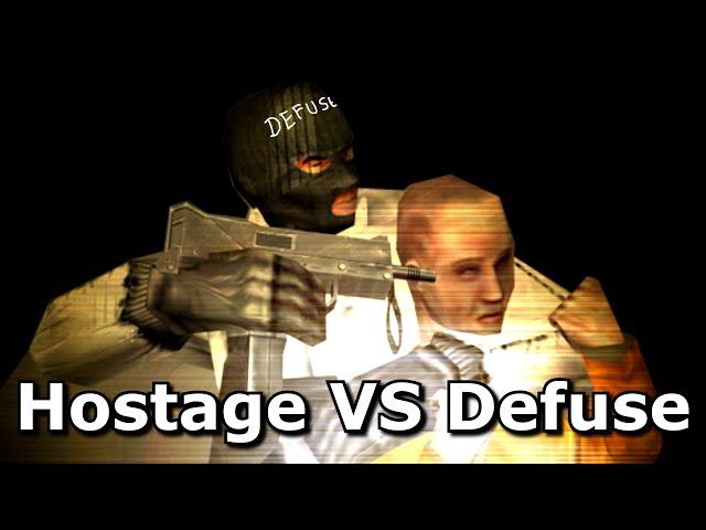 Counter-Strike - Why did Defuse Mode trump Hostage Mode?