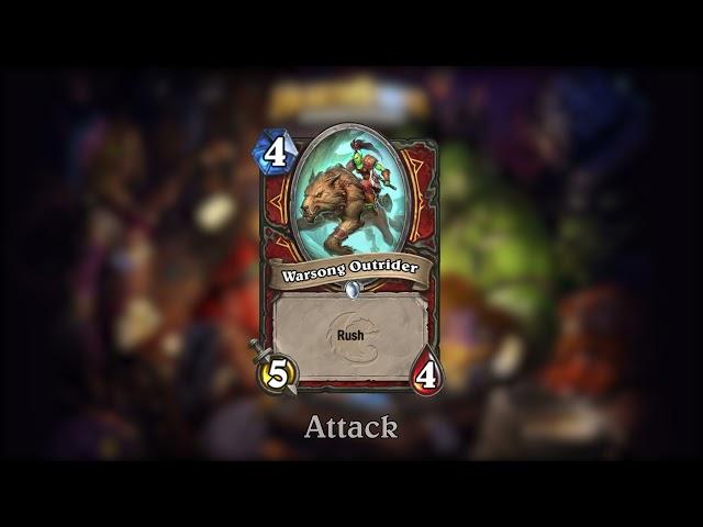 Hearthstone - Warsong Outrider Voice Lines