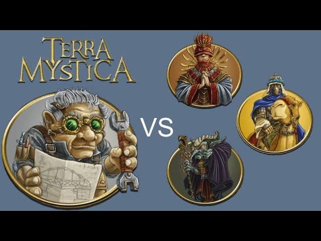 Terra Mystica Playthrough - Engineers VS Expert Player (human opponents)