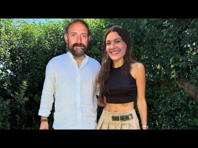 Berguzar Korel and Halit Ergenc Godersi la piscina