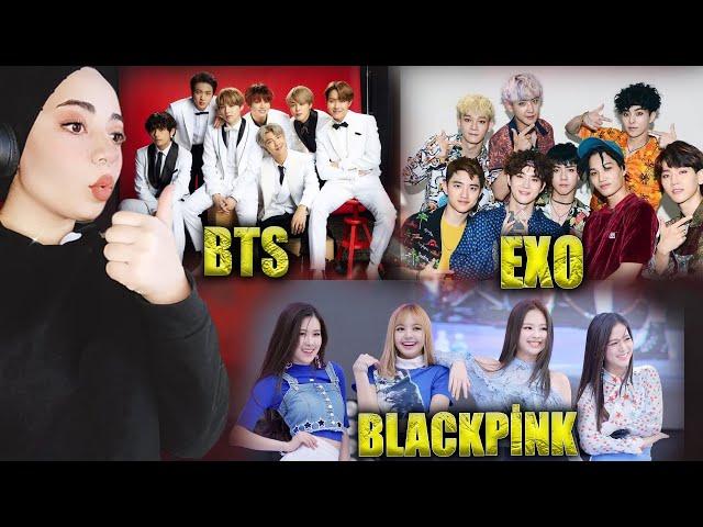 EFSANE K POP ŞARKILARI  PART 7!! BTS & EXO & BLACKPİNK