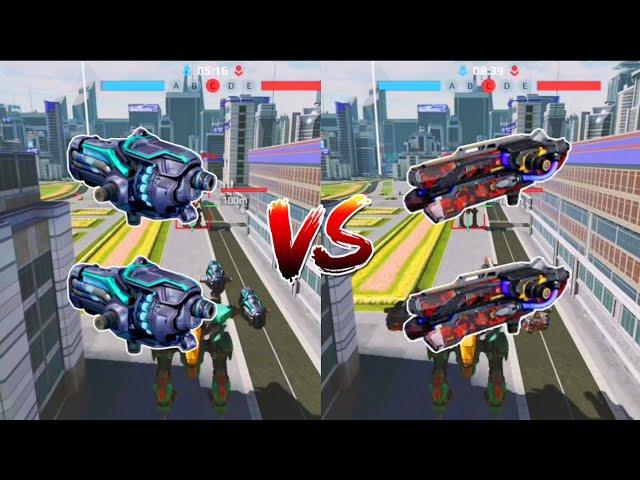 WR Chione VS Fainter Weapon Comparison |WAR ROBOTS|