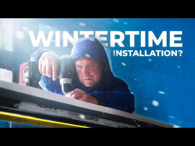 Season of winter installation in new houses | ALUPROF MB-77HS